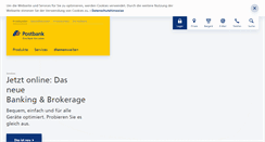 Desktop Screenshot of postbank.de