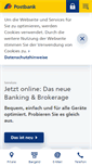 Mobile Screenshot of postbank.de