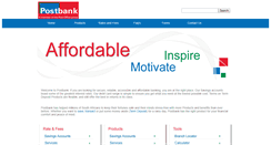 Desktop Screenshot of postbank.co.za